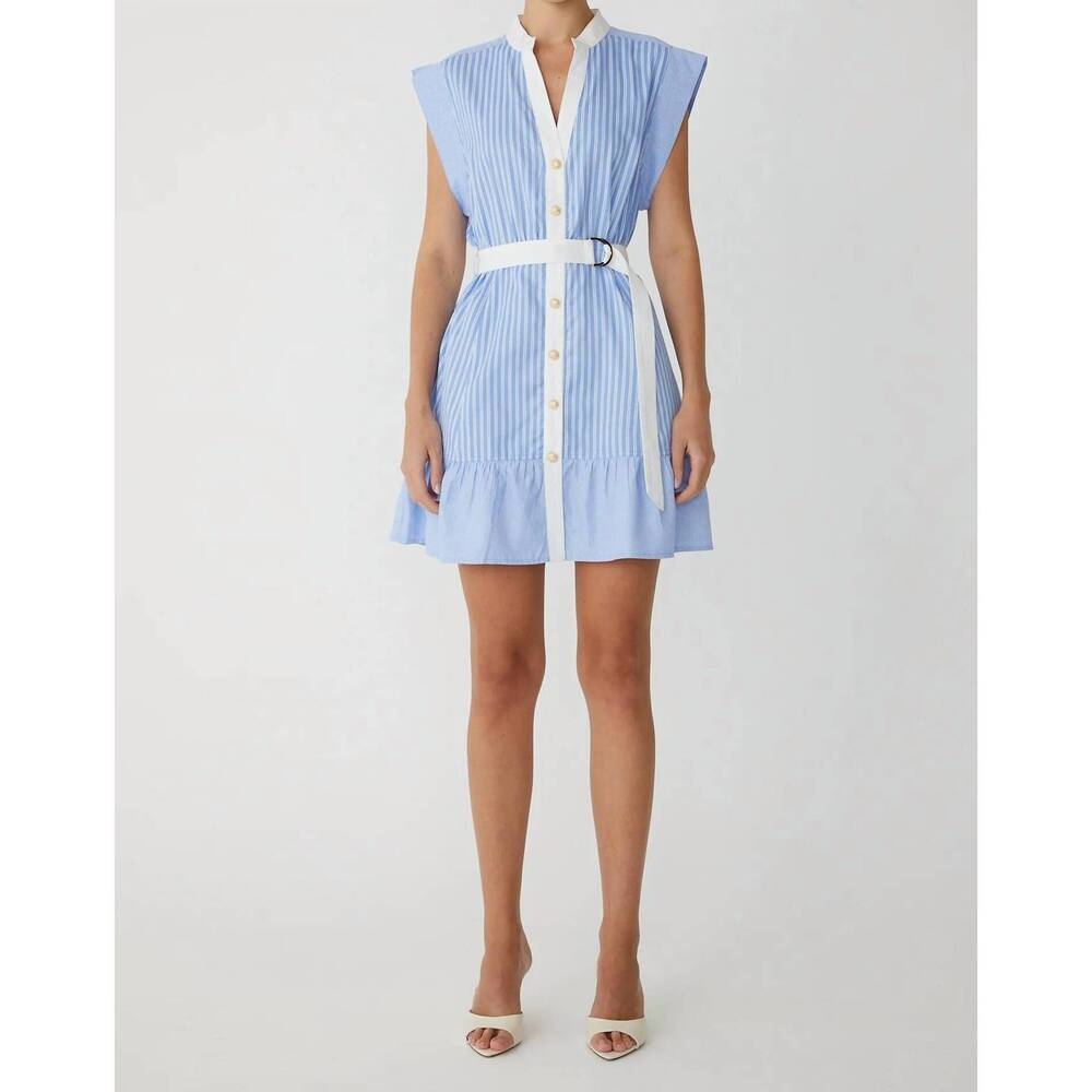 NEW JS71 sarabella dress in blue/white stripe